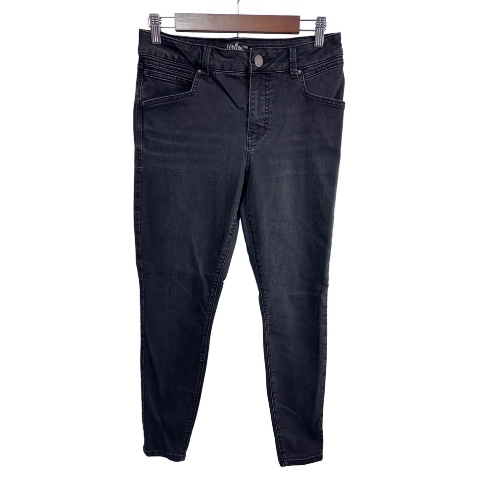 EVERFLEX High‎ Rise Curvy Skinny Jeans Black Size 6 Reg